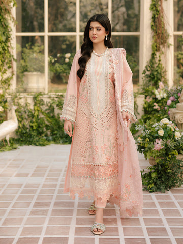 Bin Ilyas | Freesia Embroidered Lawn 25 | 101 - A