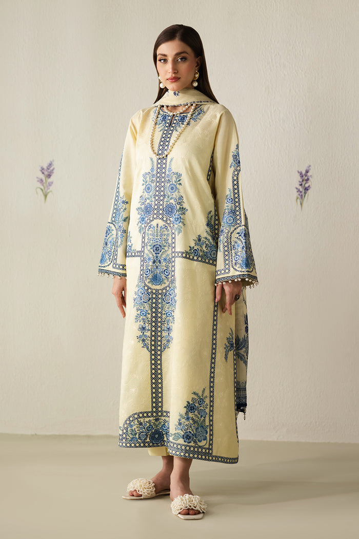 Baroque | Luxury Summer Pret | UF-4432 - Luxury Dress - available at Maria Faisal in UK and USA.