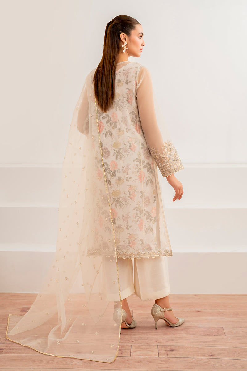 Baroque | Formal Collection | ORGANZA UF-699 - Designer Dress with Intricate embroidery and embellishments. Shop elegent wedding dress at Maria Faisal.