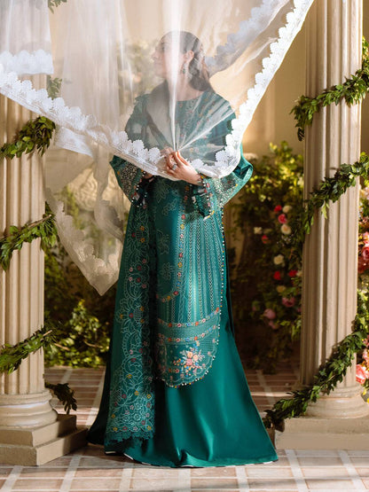 Bin Ilyas | Freesia Embroidered Lawn 25 | 102 - A by Maria Faisal - Registered Vendor of : Bin Ilyas - type : Ladies Clothes - 100% original wedding dresses