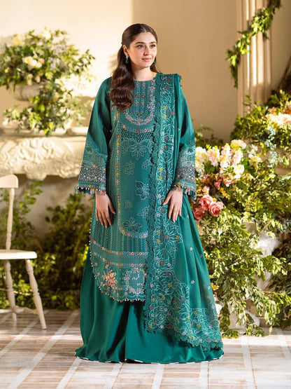 Bin Ilyas | Freesia Embroidered Lawn 25 | 102 - A by Maria Faisal - Registered Vendor of : Bin Ilyas - type : Ladies Clothes - 100% original wedding dresses
