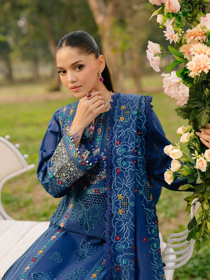 Bin Ilyas | Freesia Embroidered Lawn 25 | 102 - B by Maria Faisal - Registered Vendor of : Bin Ilyas - type : Ladies Clothes - 100% original wedding dresses