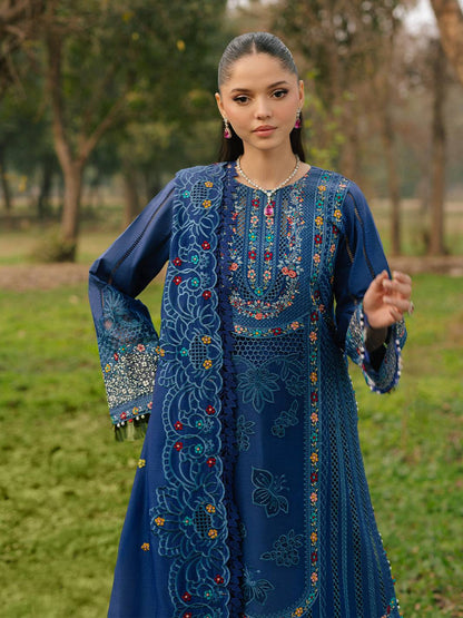 Bin Ilyas | Freesia Embroidered Lawn 25 | 102 - B by Maria Faisal - Registered Vendor of : Bin Ilyas - type : Ladies Clothes - 100% original wedding dresses