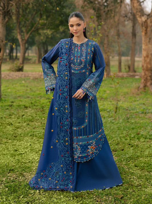 Bin Ilyas | Freesia Embroidered Lawn 25 | 102 - B by Maria Faisal - Registered Vendor of : Bin Ilyas - type : Ladies Clothes - 100% original wedding dresses