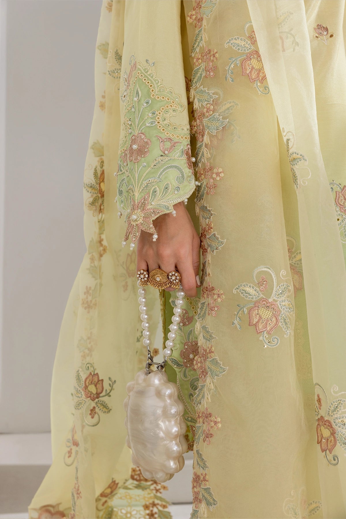 Rangrasiya | Lumeire Silk |Lucia - Luxury Dress - available at Maria Faisal in UK and USA.