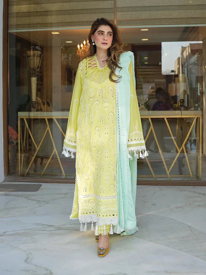 Faiza Faisal | Maya Luxury Lawn | Derya - Waniyas