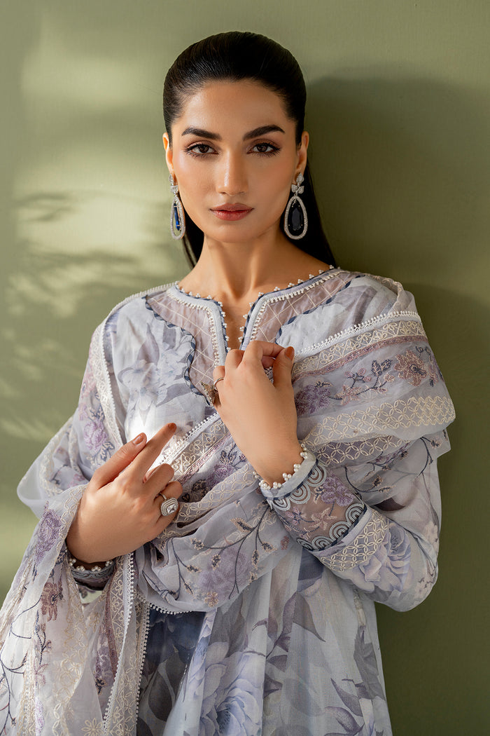 Baroque | Luxury Pret Summer | UF-4173 - Luxury Dress - available at Maria Faisal in UK and USA.