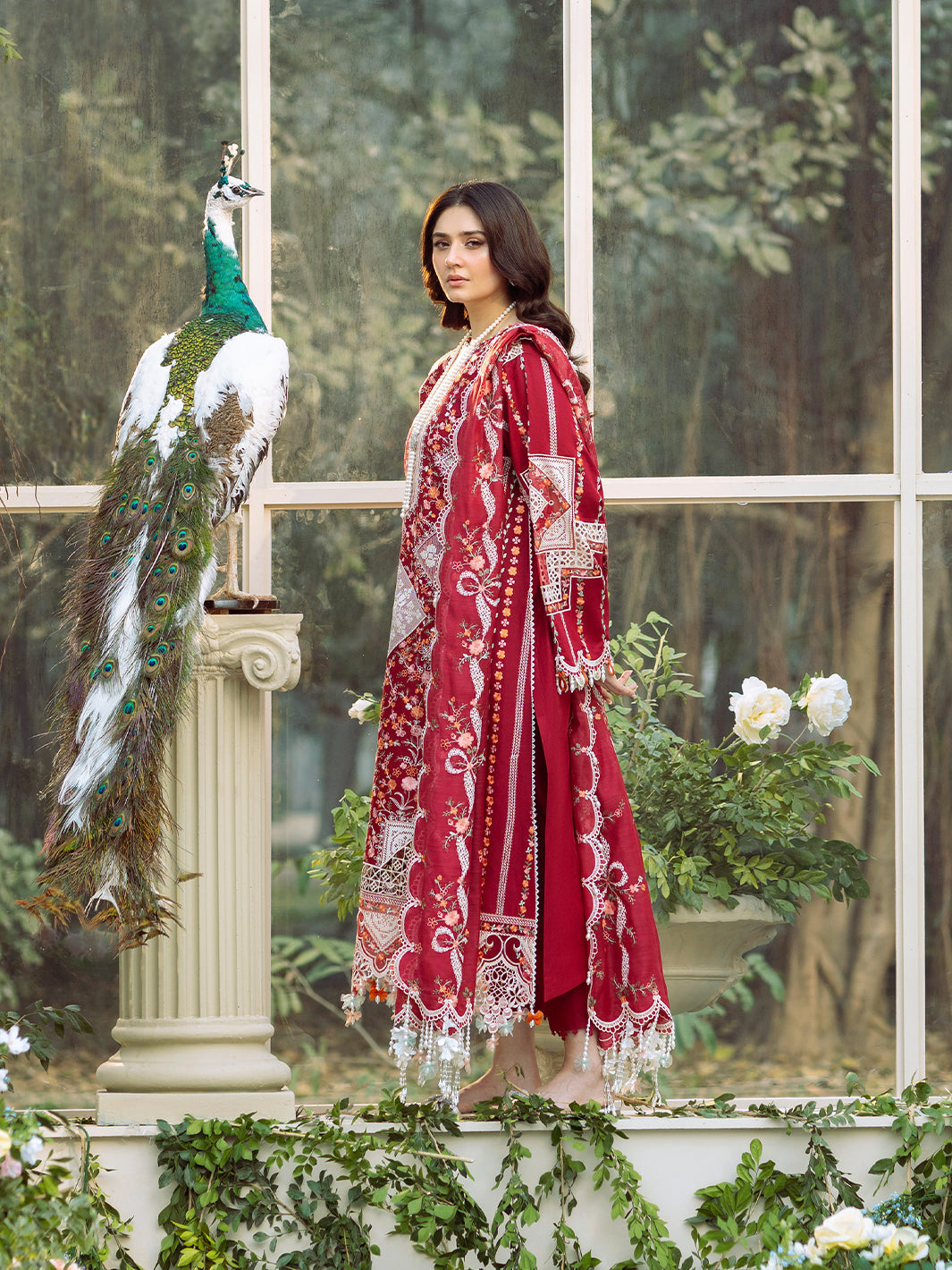 Bin Ilyas | Freesia Embroidered Lawn 25 | 103 - A