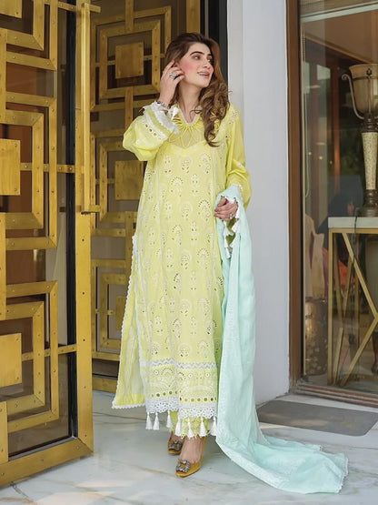 Faiza Faisal | Maya Luxury Lawn | Derya - Maria Faisal