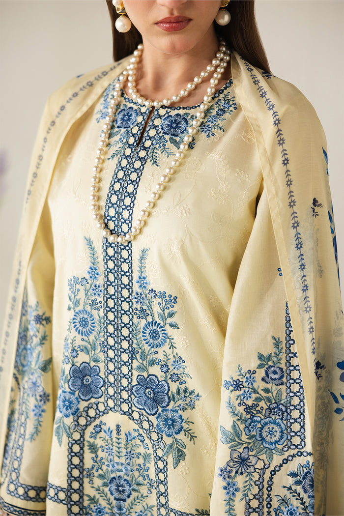 Baroque | Luxury Summer Pret | UF-4432 - Luxury Dress - available at Maria Faisal in UK and USA.