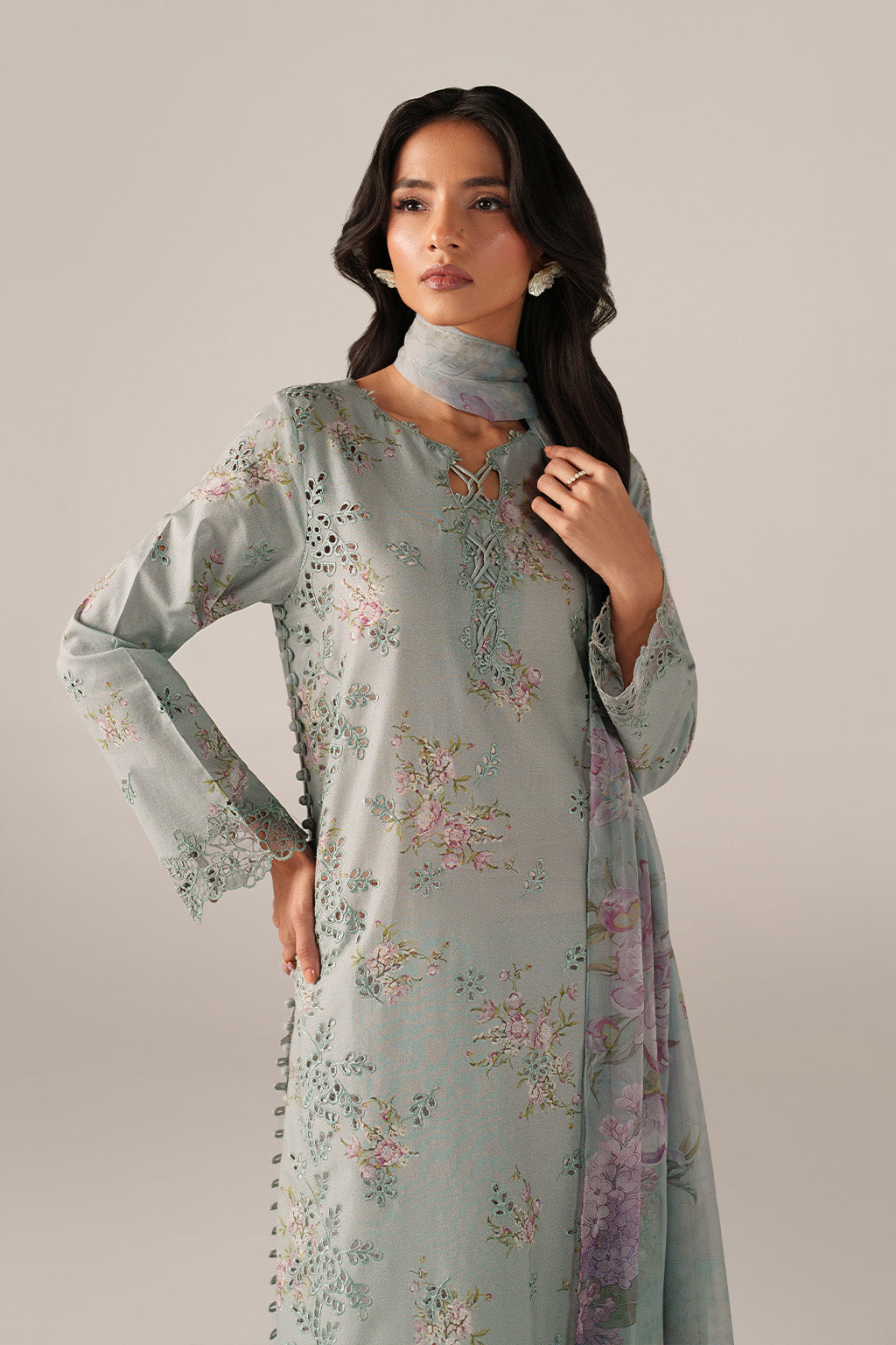 Iznik | Spring/Summer Lawn 26 | SS-12 - Luxury Dress - available at Maria Faisal in UK and USA.