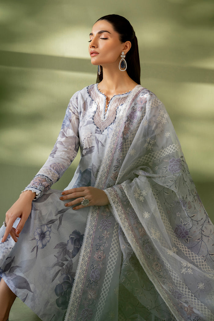 Baroque | Luxury Pret Summer | UF-4173 - Luxury Dress - available at Maria Faisal in UK and USA.
