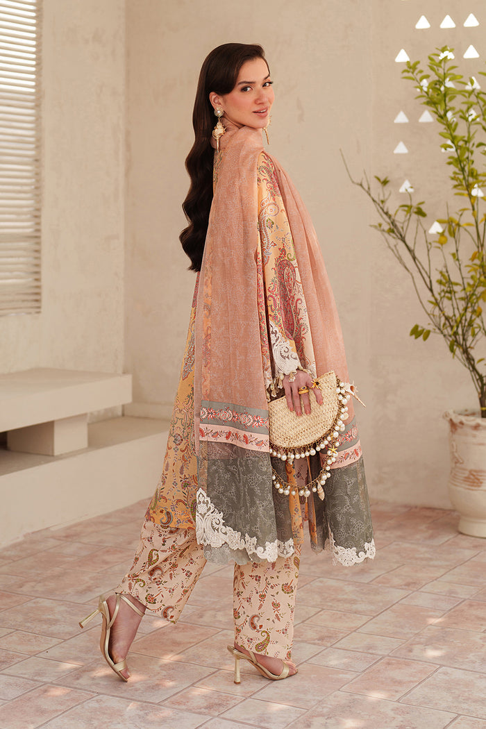 Baroque | Luxury Pret Summer | UF-4403 - Luxury Dress - available at Maria Faisal in UK and USA.