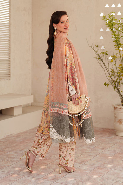 Baroque | Luxury Pret Summer | UF-4403 - Luxury Dress - available at Maria Faisal in UK and USA.