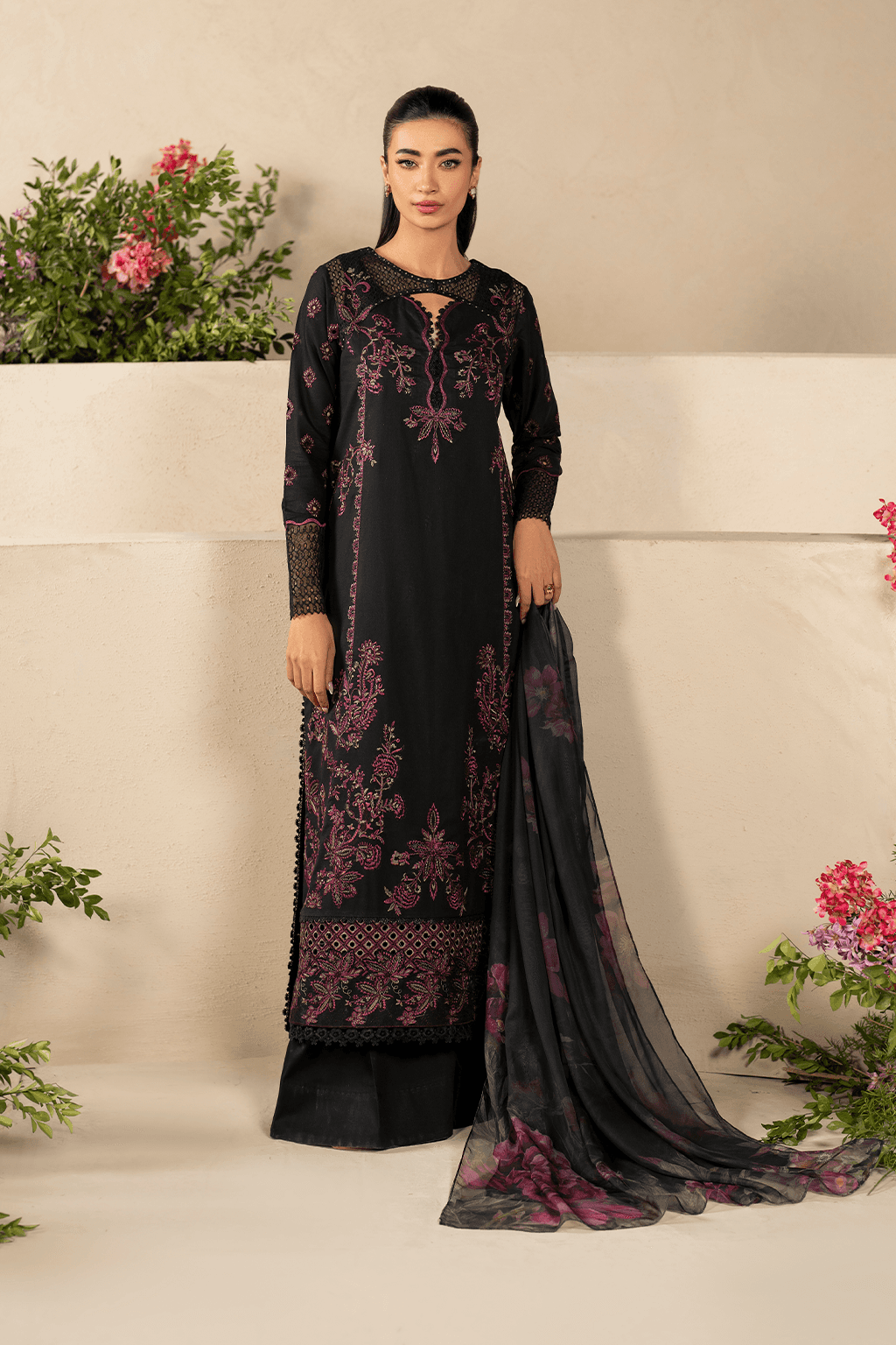 Iznik | Festive Lawn 25 | EFL-03 by Maria Faisal - Registered Vendor of : Iznik - type : Ladies Clothes - 100% original wedding dresses