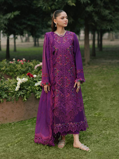 Bin Ilyas | Freesia Embroidered Lawn 25 | 105 - B by Maria Faisal - Registered Vendor of : Bin Ilyas - type : Ladies Clothes - 100% original wedding dresses