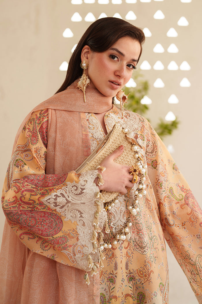 Baroque | Luxury Pret Summer | UF-4403 - Luxury Dress - available at Maria Faisal in UK and USA.