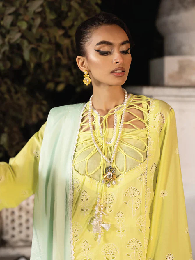 Faiza Faisal | Maya Luxury Lawn | Derya - Waniyas