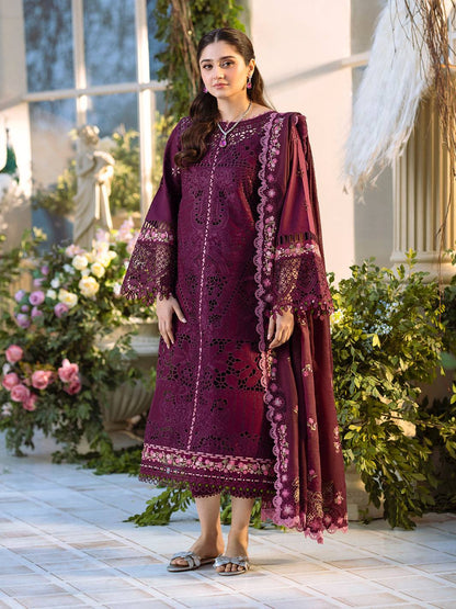 Bin Ilyas | Freesia Embroidered Lawn 25 | 106 - A by Maria Faisal - Registered Vendor of : Bin Ilyas - type : Ladies Clothes - 100% original wedding dresses
