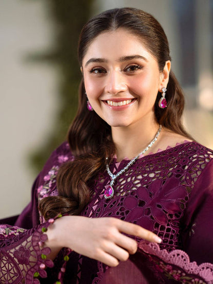 Bin Ilyas | Freesia Embroidered Lawn 25 | 106 - A by Maria Faisal - Registered Vendor of : Bin Ilyas - type : Ladies Clothes - 100% original wedding dresses