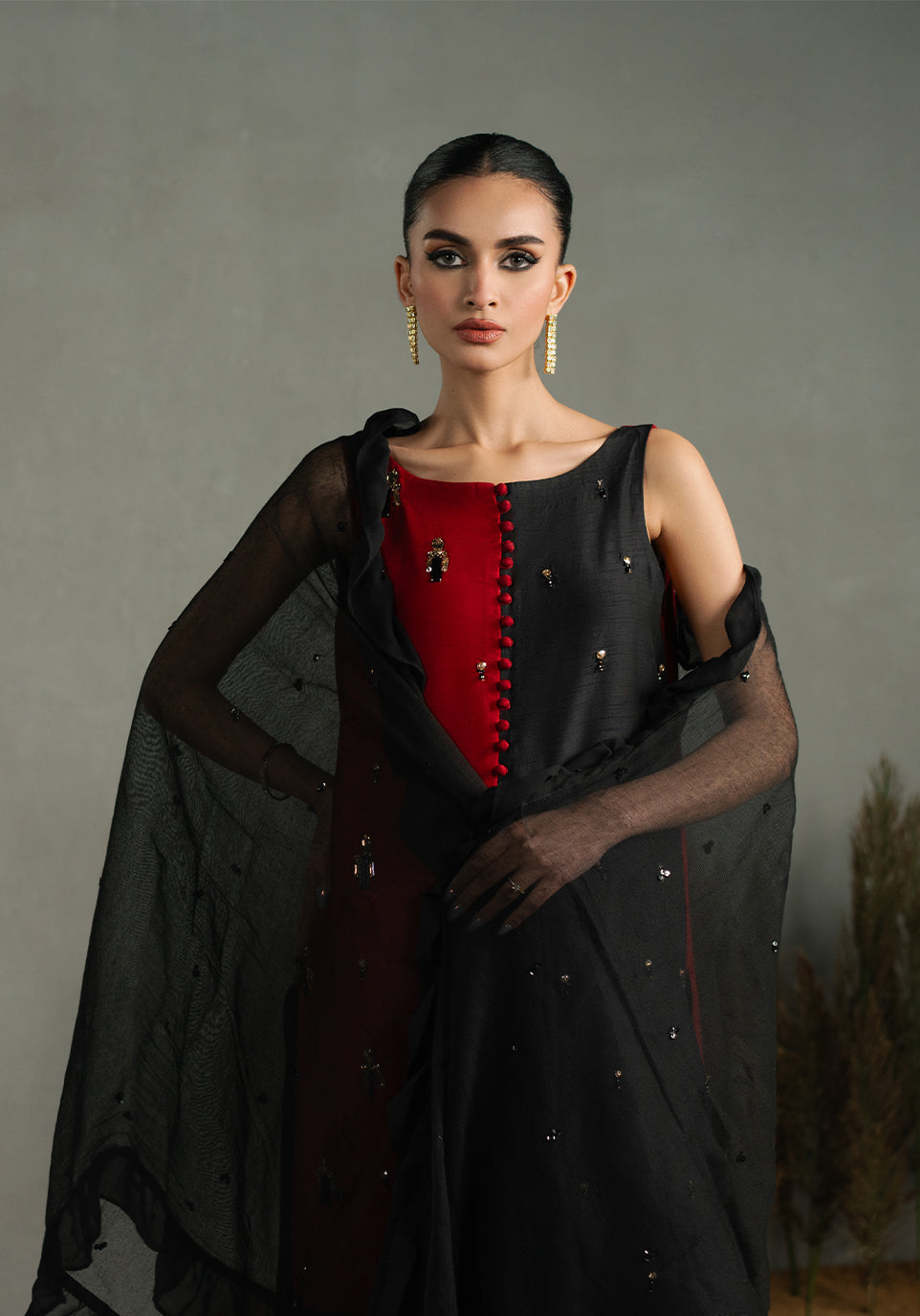 Zarqash | Silk Edit | ZQS 023 CRIMSYN - Ladies Clothes 