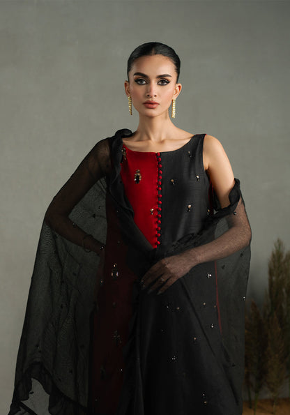 Zarqash | Silk Edit | ZQS 023 CRIMSYN - Ladies Clothes 