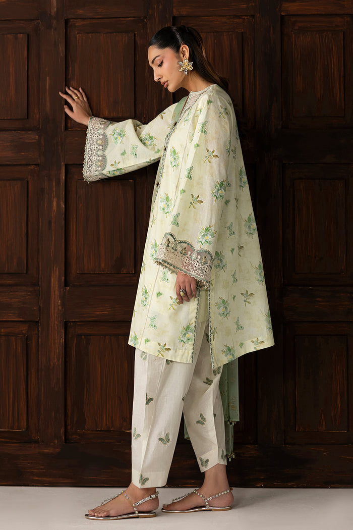 Baroque | Luxury Pret Summer | UF-4420 - Luxury Dress - available at Maria Faisal in UK and USA.