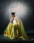 Vasal | Zyra Luxe Pret 26 | Saffron Mist - Ladies Clothes - Maria Faisal