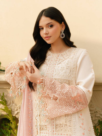Bin Ilyas | Freesia Embroidered Lawn 25 | 107 - B by Maria Faisal - Registered Vendor of : Bin Ilyas - type : Ladies Clothes - 100% original wedding dresses