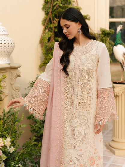 Bin Ilyas | Freesia Embroidered Lawn 25 | 107 - B by Maria Faisal - Registered Vendor of : Bin Ilyas - type : Ladies Clothes - 100% original wedding dresses