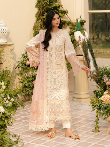 Bin Ilyas | Freesia Embroidered Lawn 25 | 107 - B