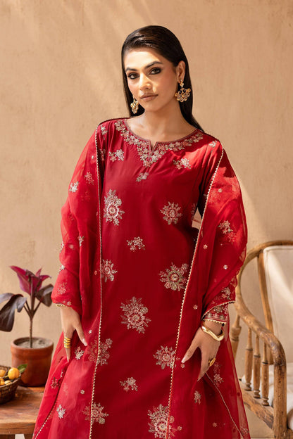 Batik | Nyra Embroidered Summer Solids | Starburst by Maria Faisal - Registered Vendor of : Batik - type : Ladies Clothes - 100% original wedding dresses