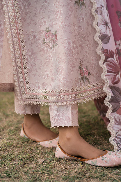 Baroque | Luxury Pret 24 | LAWN UF-604 - Designer Dress with Intricate embroidery and embellishments. Shop elegent wedding dress at Maria Faisal.