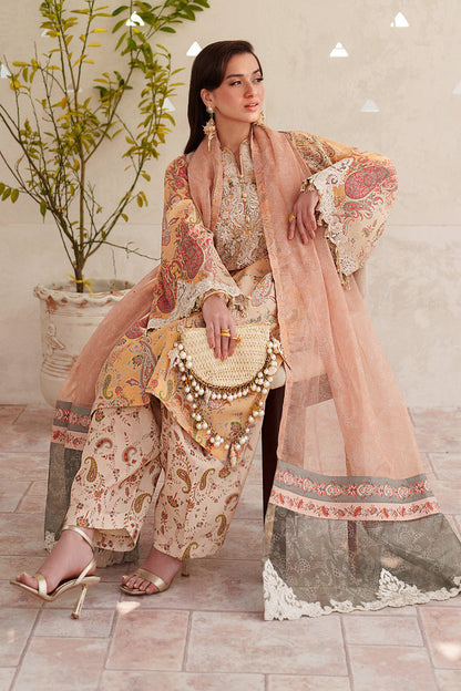 Baroque | Luxury Pret Summer | UF-4403 - Luxury Dress - available at Maria Faisal in UK and USA.