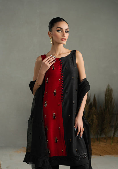 Zarqash | Silk Edit | ZQS 023 CRIMSYN - Ladies Clothes 