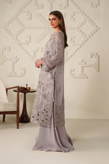 Iznik | Chinon Chiffon | UE-618 - Dress - available at Maria Faisal in UK and USA.
