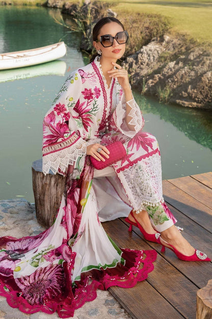 Maria B | M Prints 25 | MPT-2510-A by Maria Faisal - Registered Vendor of : Maria B - type : Ladies Clothes - 100% original wedding dresses