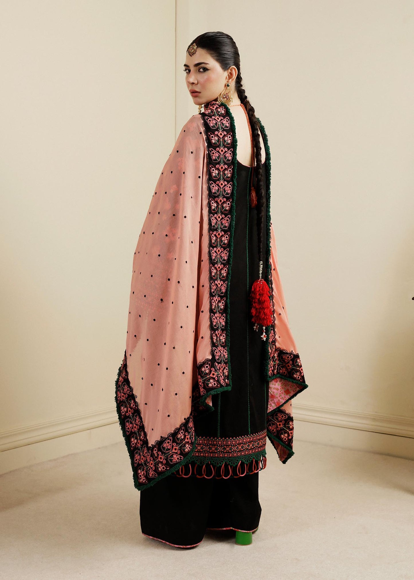 Hussain Rehar | Lawn SS 2023 | Noir - Ladies Clothes - Maria Faisal