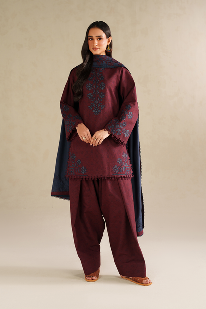 Iznik | Winter Chapter 25 | UE-592 Printed Khaddar - Casual Dress - available at Maria Faisal in UK and USA.