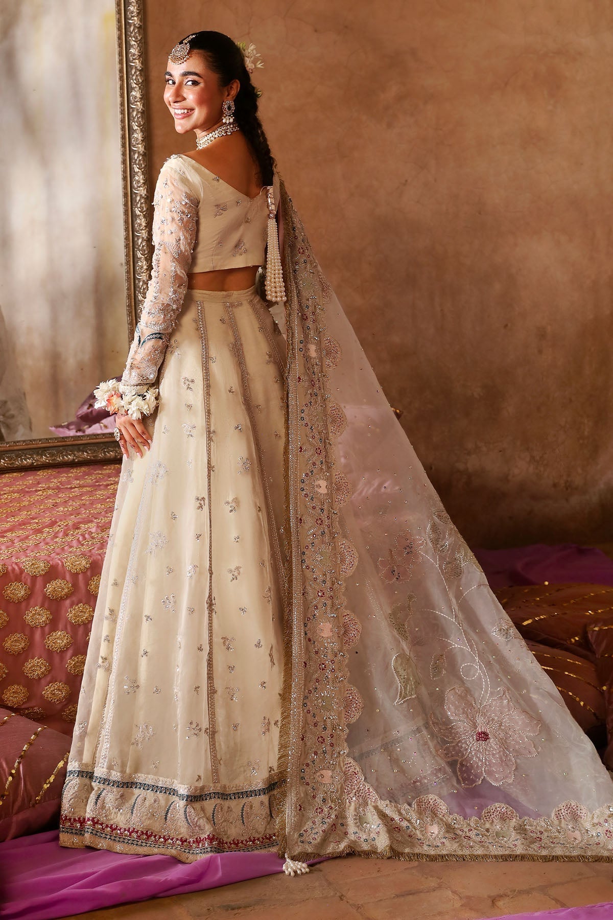 Nureh | Jhoomro Wedding Formals | NL-72 CHANDNI - Wedding Dress - Maria Faisal