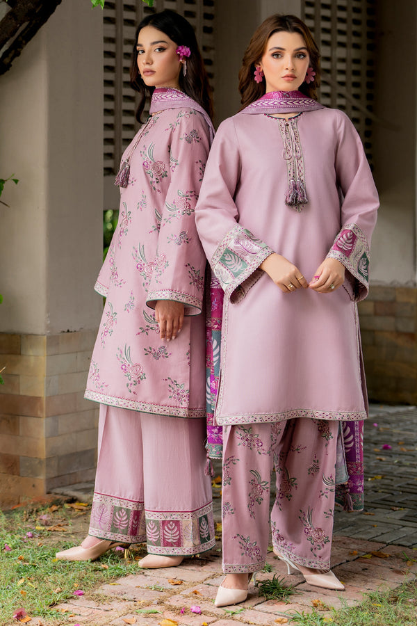 Jazmin | Winter Edition 24 | KHADDAR UW-0055 - Designer Dress with Intricate embroidery and embellishments. Shop elegent wedding dress at Maria Faisal.