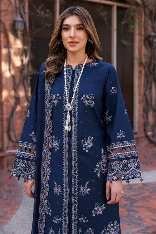 Farasha | Kaavish Lawn 24 | DEEP SAPPHIRE - Waniyas