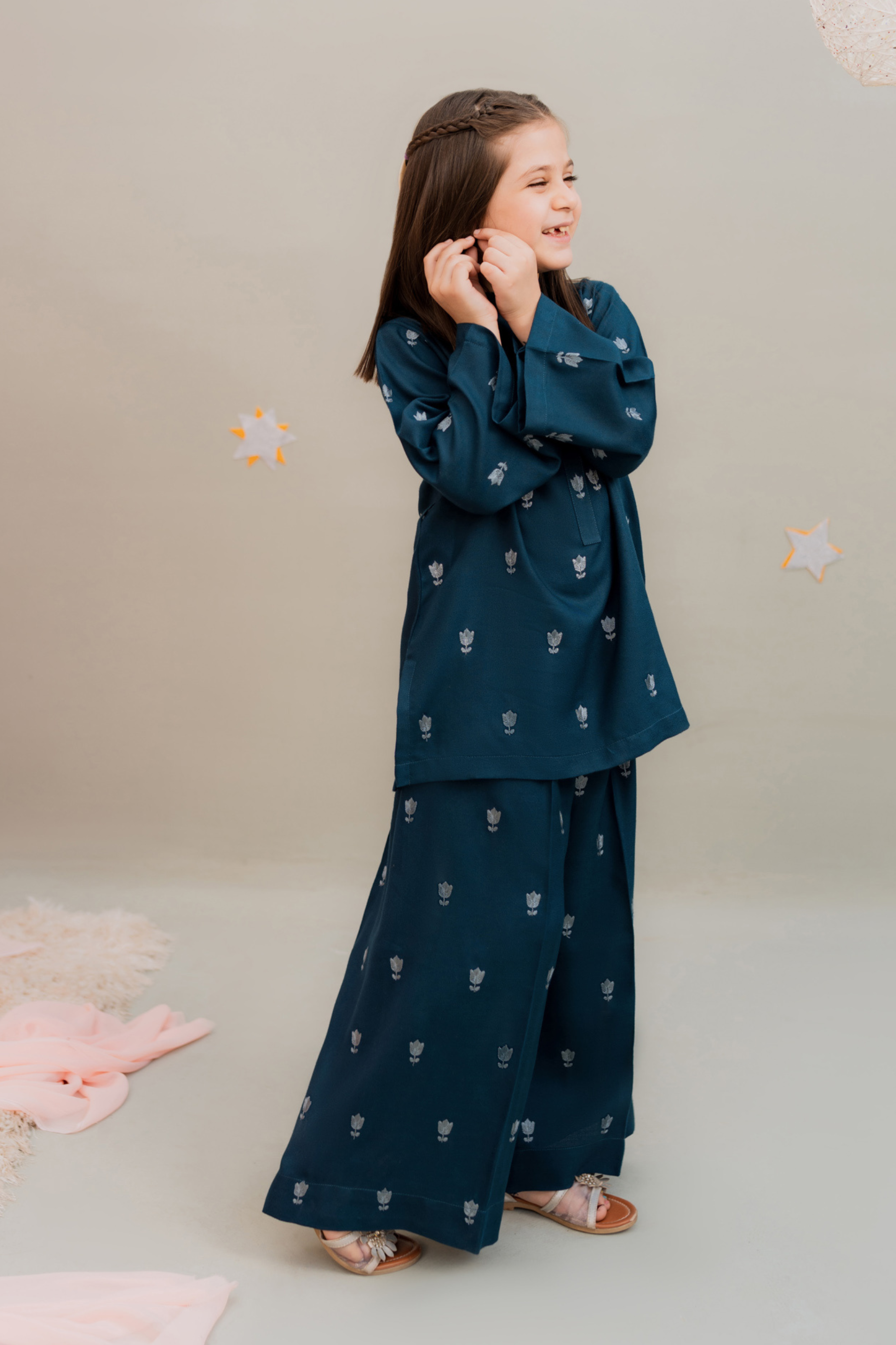 KKG-102 - by Maria Faisal - Registered Vendor of : Kastoor Kids - 100% Original Designer Dress.