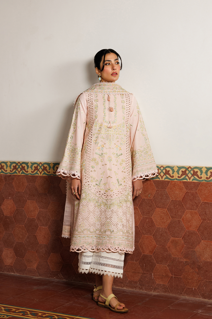 Emaan Adeel | Mirabelle Festive Luxury Lawn | ORCHID ROYALE - Luxury Dress - available at Maria Faisal in UK and USA.