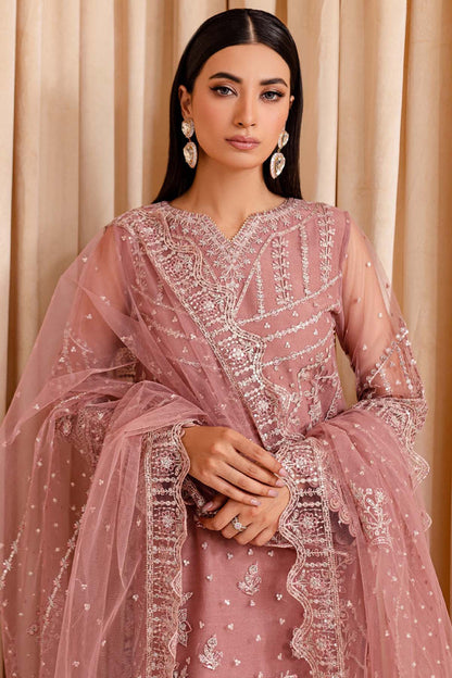 Farasha | Lumiere Formals | PASTEL PEACH - Ladies Clothes - Maria Faisal