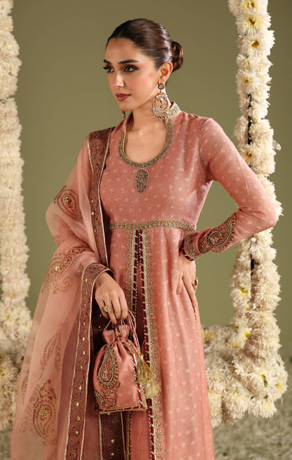Maya | Jahanara Festive Edit 26 | MEERAS - Formal Dress - available at Maria Faisal in UK and USA.