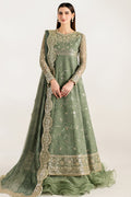 Farasha | Fiorella Formals | Olive Aura - Ladies Clothes - Maria Faisal