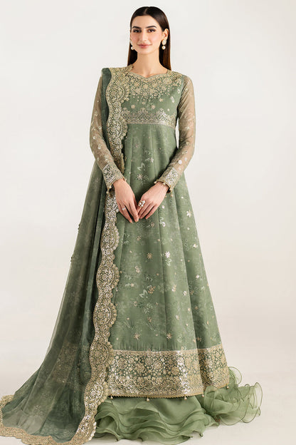 Farasha | Fiorella Formals | Olive Aura - Ladies Clothes - Maria Faisal