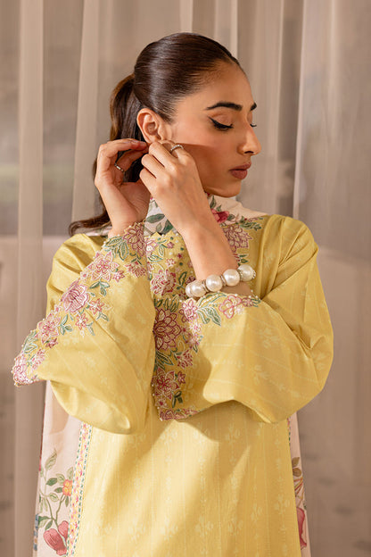 Farasha | Seraya Lawn 24 | FERN - Designer Dress with Intricate embroidery and embellishments. Shop elegent wedding dress at Maria Faisal.