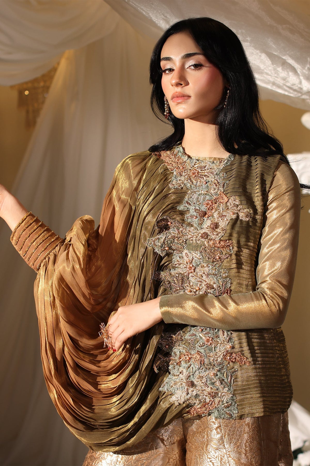 Musferah Saad | Casa Blance |Avant Garde - Bridal Dress - available at Maria Faisal in UK and USA.